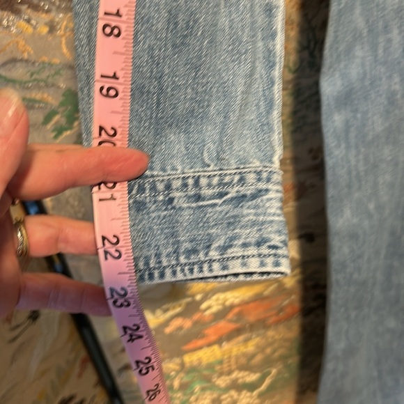 RALPH LAUREN BLUE DENIM SHIRT DRESS WESTERN FITTED LONG SLEEVE CLASSIC SZ PP - Picture 12 of 14